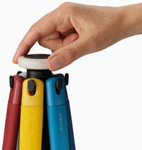Joseph Joseph Elevate - Kitchen tools & gadgets Carousel 6-Piece Utensil Set with rotating stand, Ergonomic silicone handles, non stick head- Blue Multicolour thumbnail 3