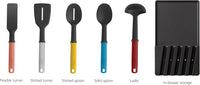 Joseph Joseph Elevate Utensil & Knife 10-piece Set, in Drawer Utensils Organisation Storage, Black/Multicolour thumbnail 4