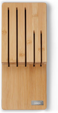 Joseph Joseph Elevate Kitchen Knives 5-piece Japanesse Stainless Steel Knife Set with, in Drawer Bamboo Block Organiser Tray thumbnail 6