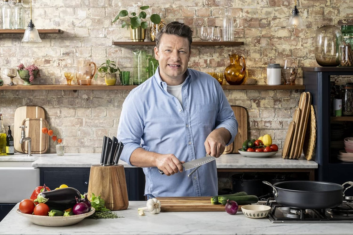 Tefal Jamie Oliver 3-Piece Kitchen Knife Set, Chef, Utility, Paring — image 7
