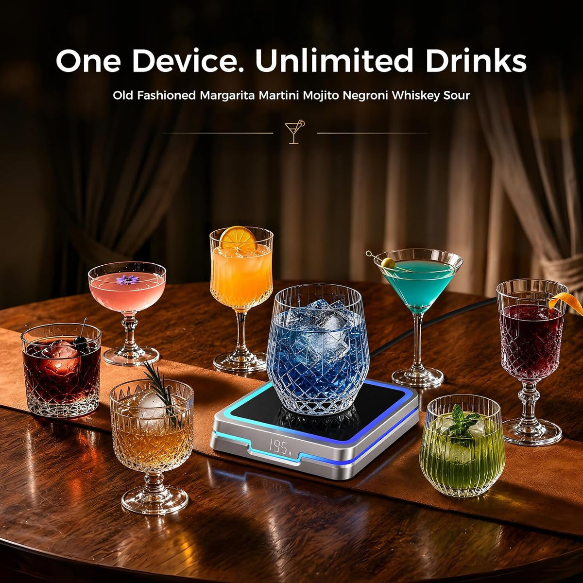 Smart Cocktail Maker LED Guided Mixing Device with App Control — image 7